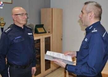 Nowy Komendant w Stoczku Łukowskim.