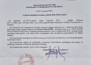 Ireneusz Goławski obejmuje mandat radnego!