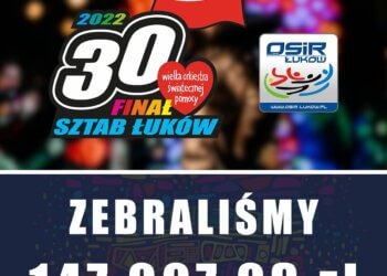 Ponad 147tys zł zebrał Łukowski Sztab WOŚP.