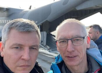 Sławomir Skwarek udał się z transportem humanitarnym na Ukrainę.