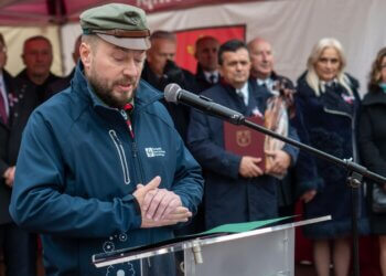 Ogień Niepodległości w Łukowie.