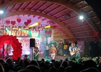 Skolim na scenie Łukowskiego amfiteatru.