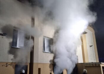 Pożar Domu Pomocy Społecznej w Woli Gułowskiej