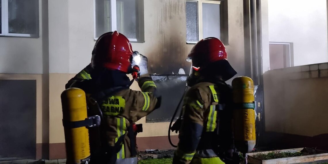 Pożar Domu Pomocy Społecznej w Woli Gułowskiej 