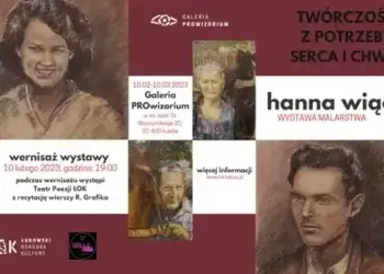 Twórczość z potrzeby serca i chwili – wystawa Hanny Wiącek.