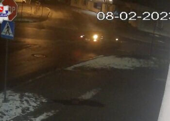 Pijany nie zatrzymał się na znaku stop.