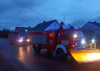 Pożar kotłowni w Oszczepalinie Pierwszym.