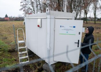 W Łukowie powstała kolejna stacja monitorująca jakość powietrza.