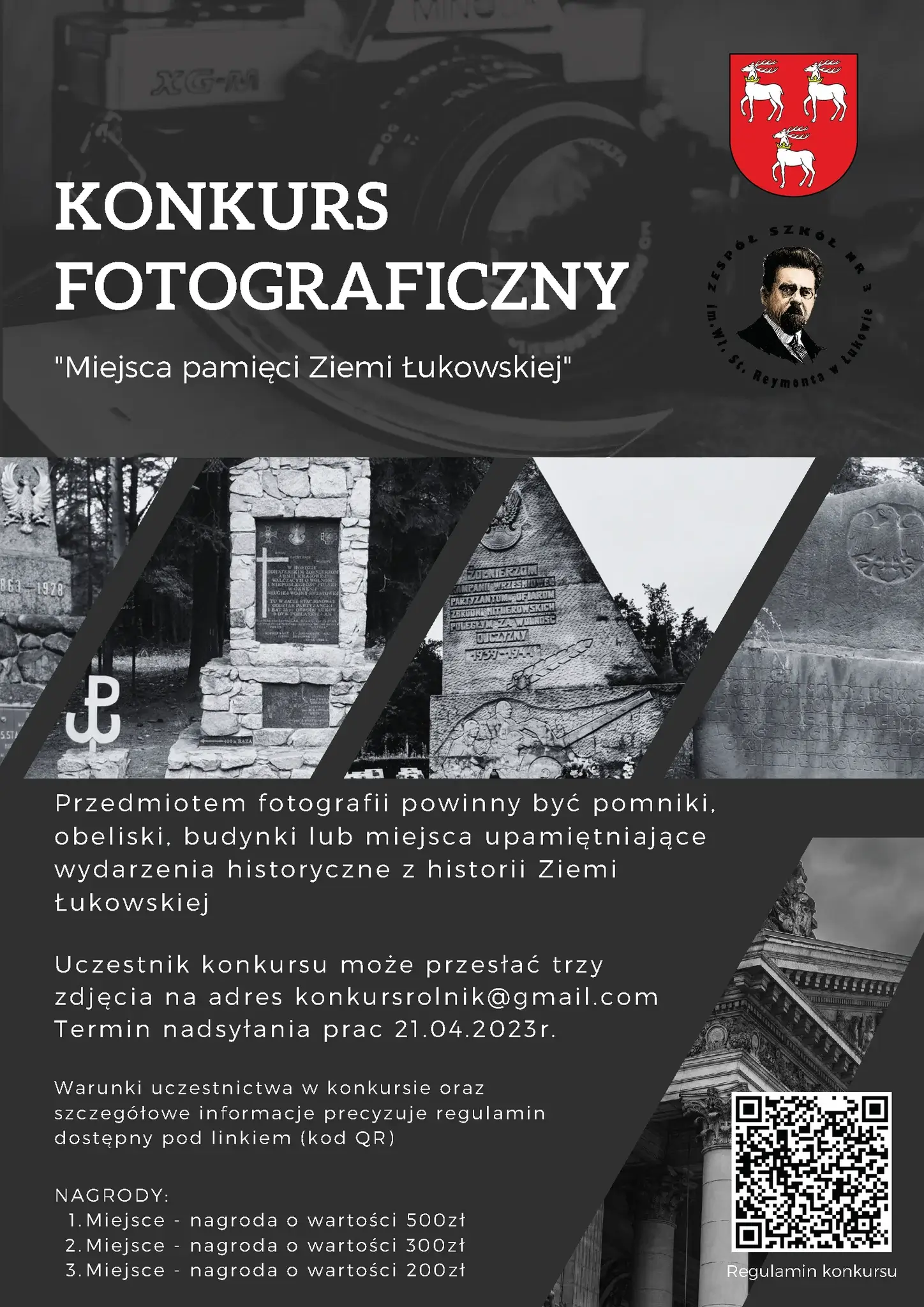Konkurs fotograficzny „Miejsca pamięci Ziemi Łukowskiej".