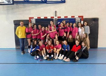 Mistrzynie województwa w piłce ręcznej z Kościuszki.