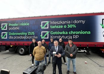 TIR WOLNOŚCI Konfederacji w Łukowie.