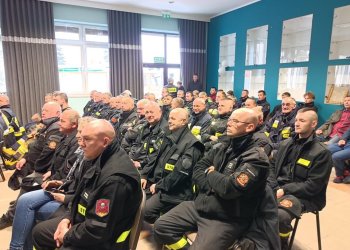 Ćwiczenia taktyczno-bojowe jednostek OSP z gminy Łuków odbyły się w Dąbiu.