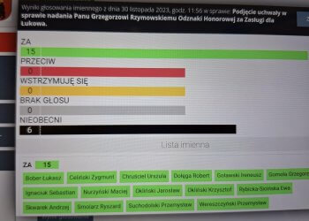 Grzegorz Rzymowski otrzyma Odznakę Honorową za zasługi dla miasta Łuków.
