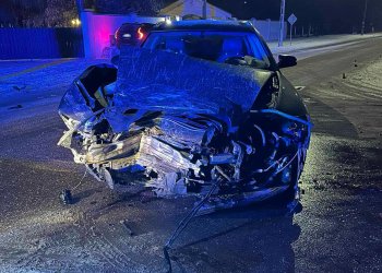 Kolizja drogowa na ul. Farfak w Łukowie.