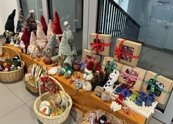 Kiermasz Bożonarodzeniowy w Szpitalu w Łukowie.