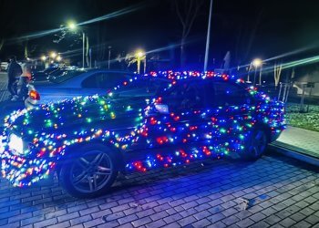 Świąteczny zlot fanów BMW na Zimniej Wodzie w Łukowie.