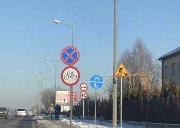 Zmniejszenie ograniczenia prędkości na obwodnicy Al. Wojska Polskiego w Łukowie.