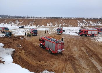 Szkolenie z technik jazdy dla strażaków z KP PSP Łukow oraz jednostek OSP z powiatu.