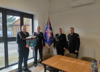 Zebranie sprawozdawcze w OSP Stanin, oraz przekazanie sprzętu i omówienie działań.