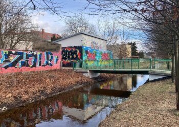 Remont kładki pomiędzy ul. Browarną a Parkiem Miejskim w Łukowie