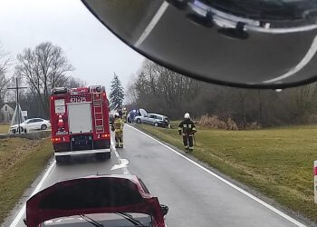 Wypadek w miejscowości Kosuty w gminie Stanin.
