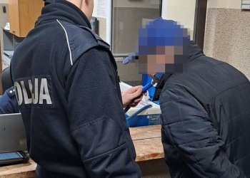 Pijany kierowca „nie trafił” we wjazd na posesje.