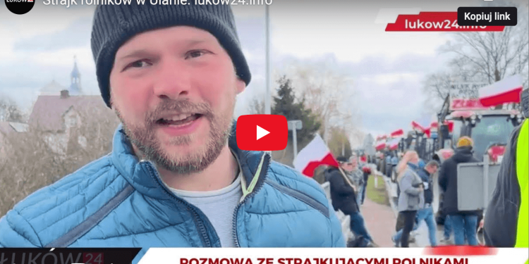 Relacja z protestu rolników w Ulanie. Video / Foto.