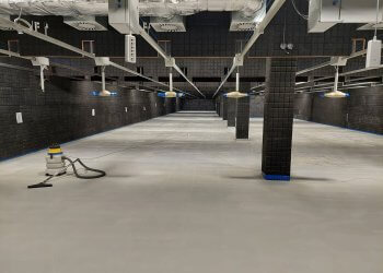 Budowa strzelnicy dla Szkoły w Radoryżu Smolanym na ostatniej prostej.