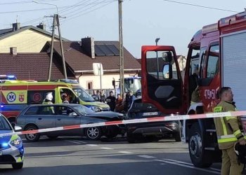 W Staninie doszło do zdarzenia z udziałem dwóch samochodów.