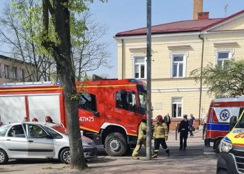 Kolizja w centrum Łukowa, poszkodowane dziecko.