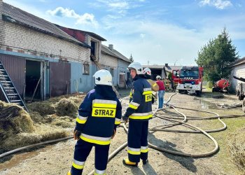 W Staninie doszło do pożaru budynków gospodarczych.
