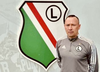 Janusz Całka na stażu w Akademii Piłkarskiej Legii Warszawa.