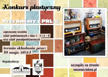 Konkurs plastyczny „Przedmioty z PRL-u”