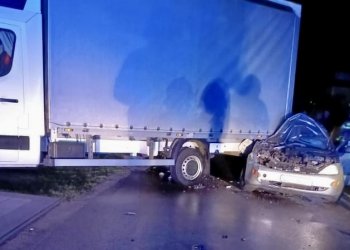 Dziś w nocy w Sarnowie doszło do wypadku.