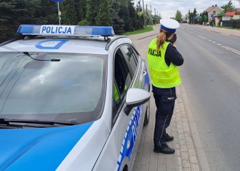 Policyjna akcja „prędkość”. Fot. Policja Łuków
