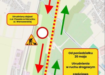 Z powodu trwającego remontu zamknięta zostaje część Al. Wojska Polskiego.