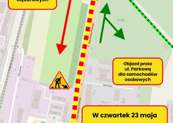 W czwartek Łuków stanie… Dalsze prace na obwodnicy Łukowa.