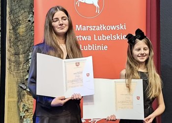 Julia Wardak i Aleksandra Domańska laureatkami stypendiów Marszałka Województwa Lubelskiego.