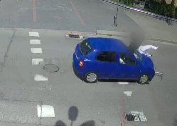 Potrącenie nastolatki na hulajnodze w Łukowie.