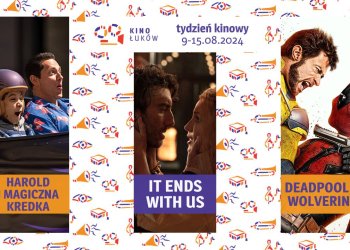 Propozycje filmów w Kinie Łuków od 9 do 15 sierpnia 2024r.