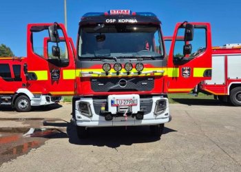 OSP Kopina przywitała Nowy Wóz Ratowniczo- Gaśniczy.