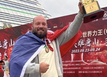 Francuski Mistrz na Zawodach Strongman 2025 w Łukowie.