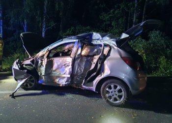 Wypadek w Strzyżewie gm. Łuków.