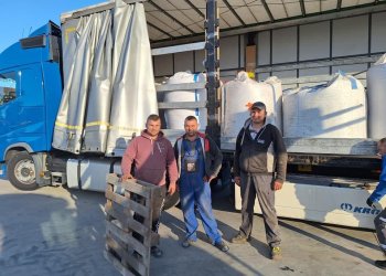 Rolnicy z gminy Stanin przekazali zboże na paszę rolnikom z Wilkanowa.