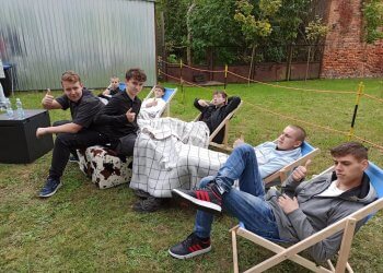 Otwarcie strefy relaksu w łukowskich „Alejach”.