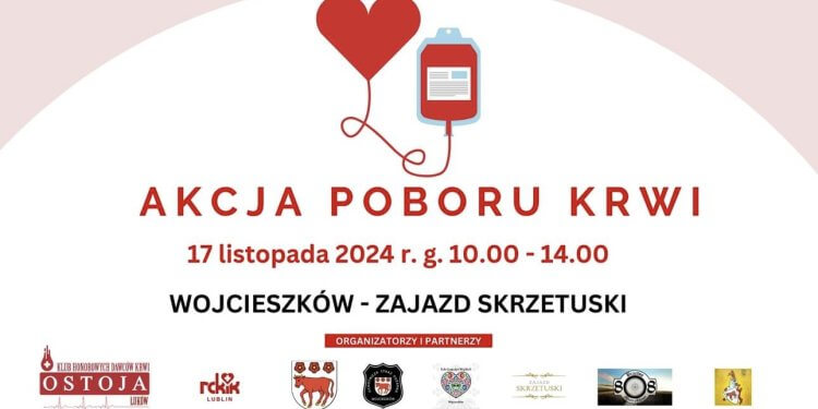 Podziel się krwią – Akcja Krwiodawstwa w Wojcieszkowie.