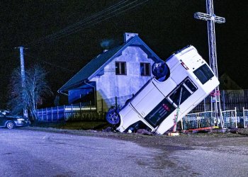 Wypadek w Patoku Starym gm. Krzywda.