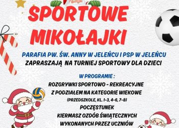 Parafialne “Sportowe Mikołajki” w Jeleńcu – sportowa zabawa dla najmłodszych.
