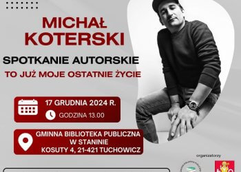 Spotkanie z Michałem Koterskim w Bibliotece w Kosutach.