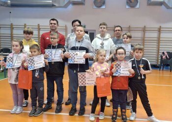 Otwarte Mistrzostwa SP nr 4 w Łukowie w Warcabach Klasycznych.